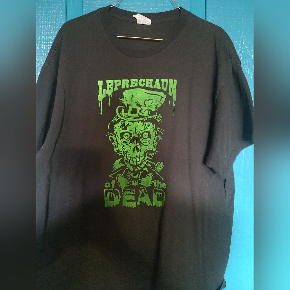 Leprechaun of the Dead Black T-Shirt